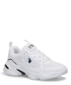 کفش ورزشی زنانه یو اس پولو مدل 3M Bob با زیره ضخیم و رویه پارچه‌ای مشبک و بنددار برند U.S. Polo Assn. - 639860766