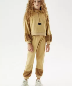 بلوز اسپور زنانه بچهگانه به رنگ بژ برند Tyess - 782071944