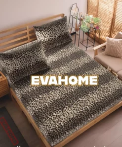 ست روکش تخت کش دوزی شده با طرح پلنگی - تک/دو نفره/بزرگ برند Lorien - 839893354