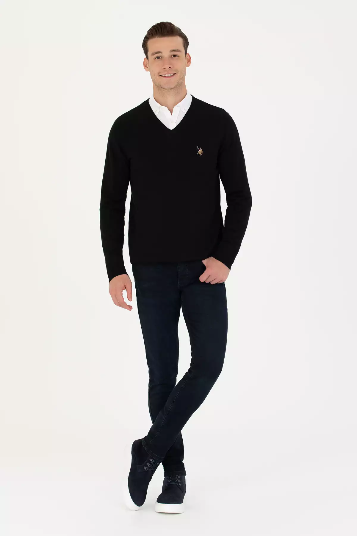 پالتوی مشکی مردانه 50269006-VR046 برند U.S. Polo Assn. - 838795029