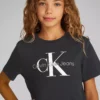 تی‌شرت بچه‌گانه مشکی با طرح چاپی برند Calvin Klein - 937423902