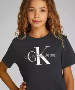 تی‌شرت بچه‌گانه مشکی با طرح چاپی برند Calvin Klein - 937423902