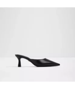 گلدن لایت - کفش پاشنه نازک زنانه از چرم واقعی مشکی برند Aldo - 923876257