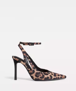 کفشهای پاشنهدار با طرح پلنگی برند Stradivarius - 963155110