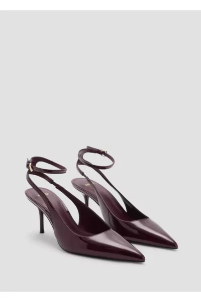 پوتین براق پاشنه‌دار برند MANGO - 977564857