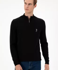 ژاکت مشکی مردانه 50293398-VR046 برند U.S. Polo Assn. - 865156090