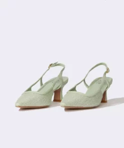 سندل پاشنهدار مصنوعی با بند زنانه و کفپوش بلند E2522AX25SM برند Defacto - 922660306