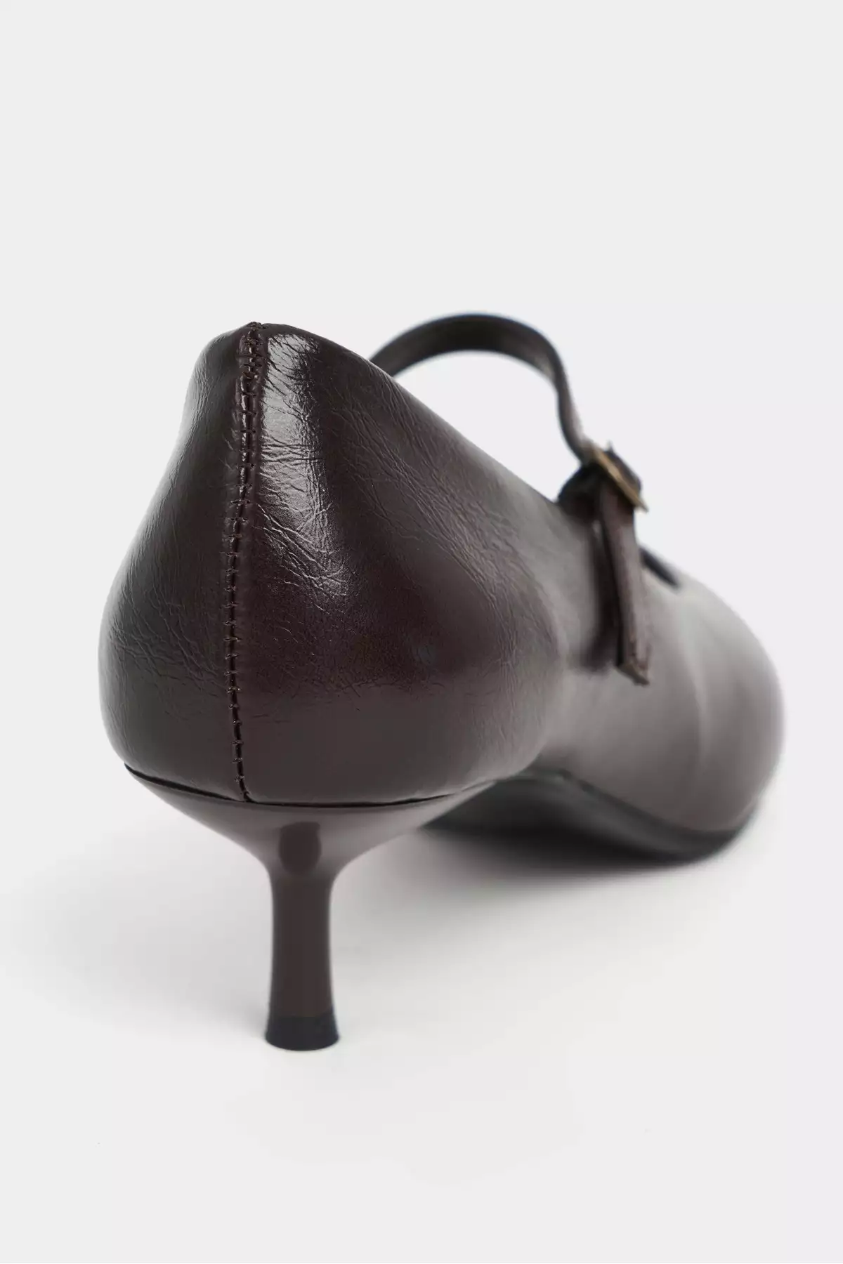 کفش زنانه با پاشنه نوک تیز و طرح روستیک کاهو راشل جادون برند NİŞANTAŞI SHOES - 1008817551