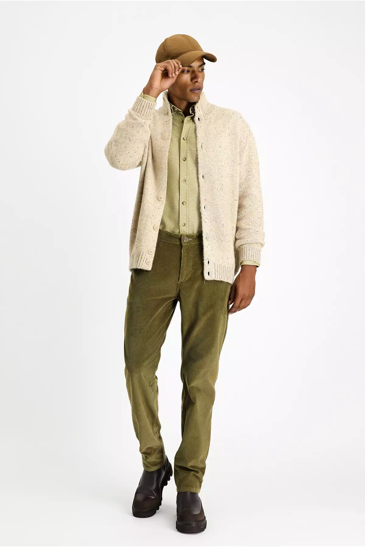 ژاکت بافتنی پشمی طرحدار برند Kiğılı - 885698409