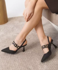 کفش روزمره orthopedic کلاسیک پاشنهدار زنانه میراندا با نگین برند Daxtors - 922460204