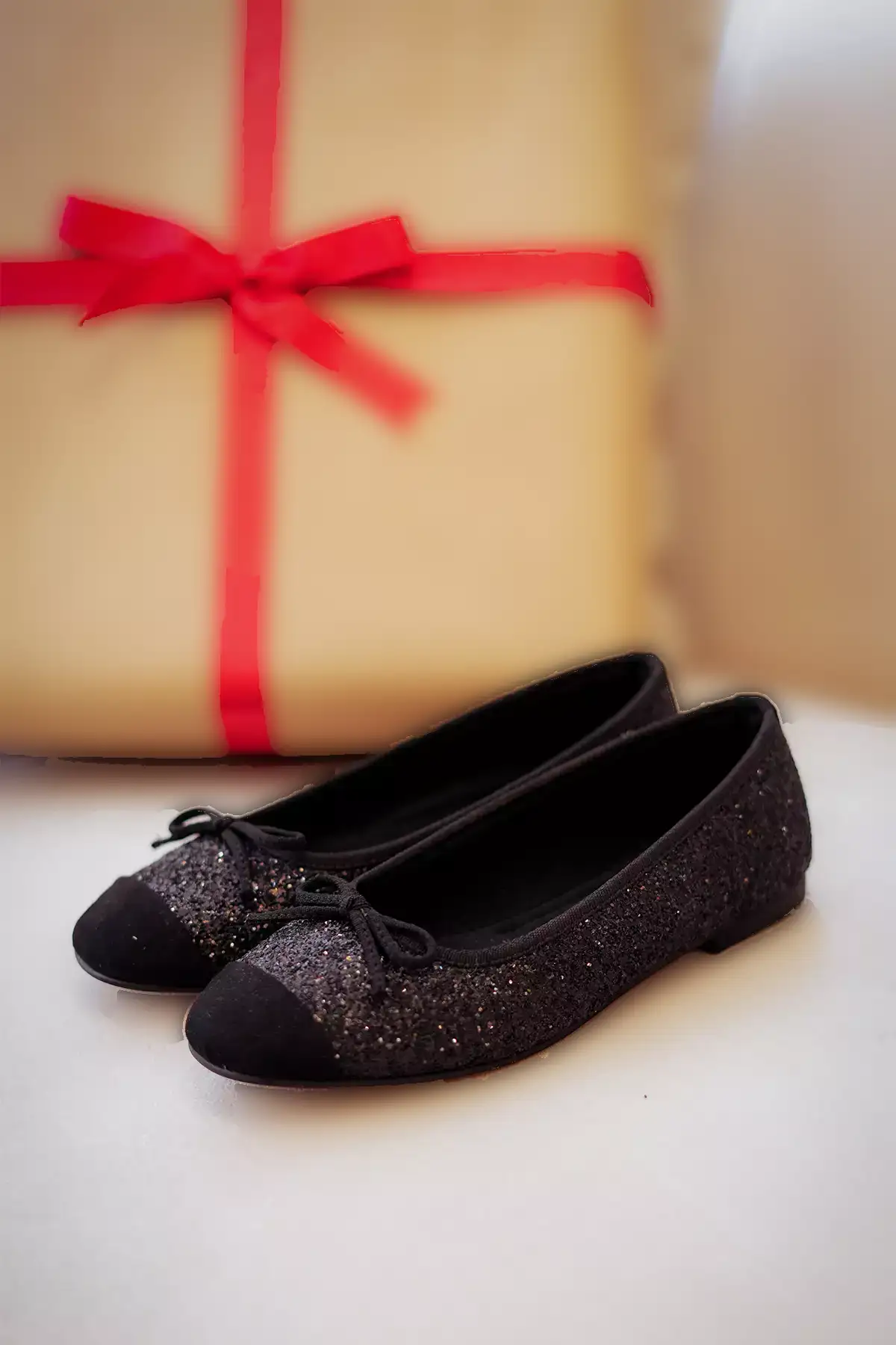 کفش بامزه زنانه با پاپیون رنگ مشکی برند Marjin - 811990843