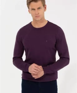 ژاکت بافتنی پایه اسلیم فیت برند Pierre Cardin - 371641395