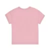 تیشرت نخی طرحدار یقه گرد راحتی برای دختران با رنگ صورتی روشن 50306203-VR078 برند U.S. Polo Assn. - 941914958