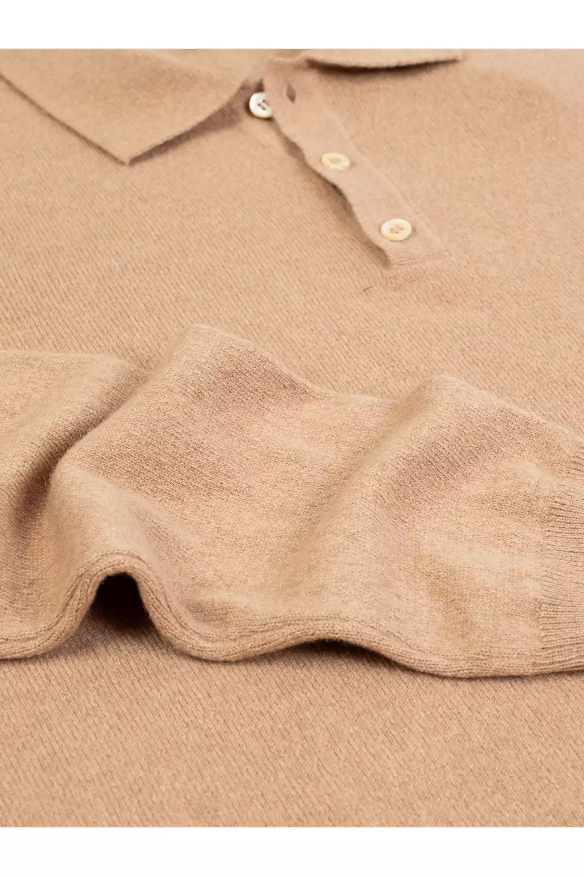 پلیور مردانه بافت معمولی - رنگ شتری برند Karaca - 865248378