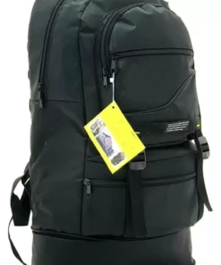 کوله پشتی کوهنوردی ضد آب با حجم بالا و چند جیبی، رنگ مشکی، مناسب برای کمپینگ و سفر 55+10 لیتر برند abnturk - 681895137