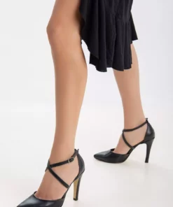 پاشنه بلند بند دار زنانه استилетتو برند LİLLA - 655173490
