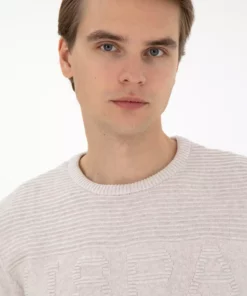 کاپشن مردانه ملانژ سنگی 50293089-VR225 برند U.S. Polo Assn. - 886511338