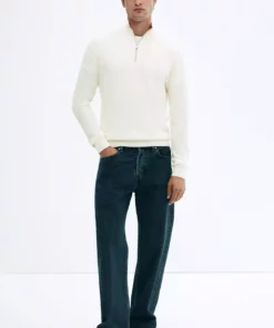 پلیور نیم زیپ با فیت معمولی برند H&M - 953652136