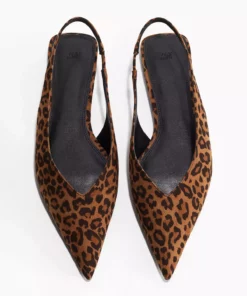 کفش پاشنه‌دار نوک تیز با پشتی باز برند H&M - 930458589