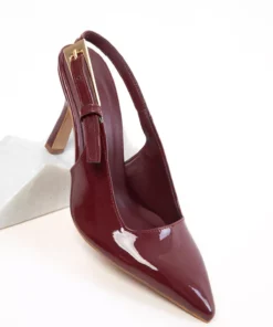 کفش پاشنه بلند کلاسیک زنانه بوردو رنگ 20801 برند SOHO - 959900936