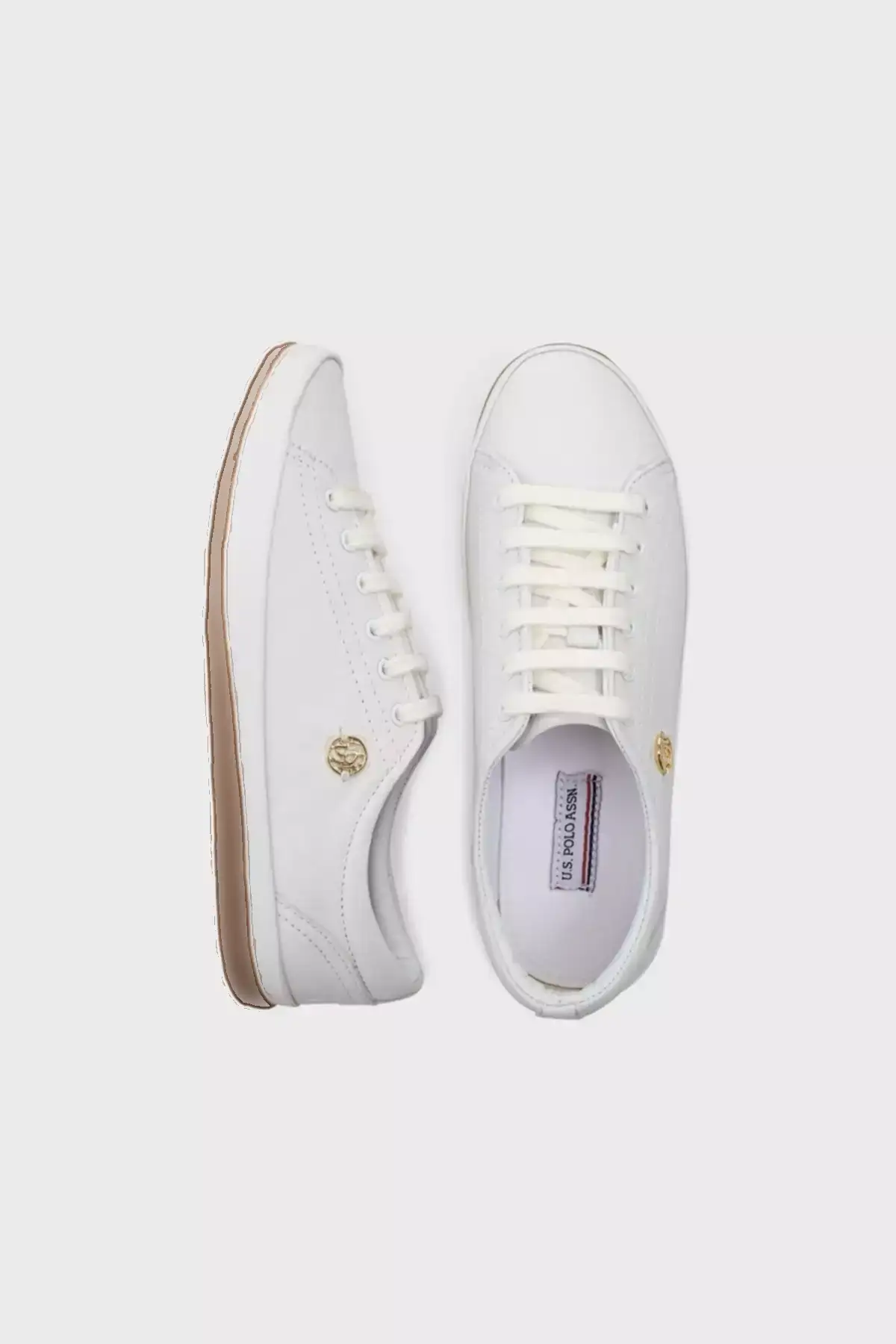 کفش زنانه سفید چرم یو اس پولو اسنشن برند U.S. Polo Assn. - 260695119