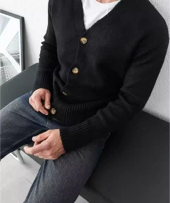 کارتن دکمه‌دار مردانه بافتنی برند perasttesktil - 992138517