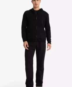 هودی زیپ‌دار راحت فیت بافتنی F3831AX25AU برند Defacto - 978934076