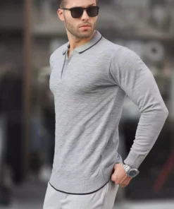 کاپشن مردانه با زیپ جلو کیفی 6824 برند Madmext - 755134798