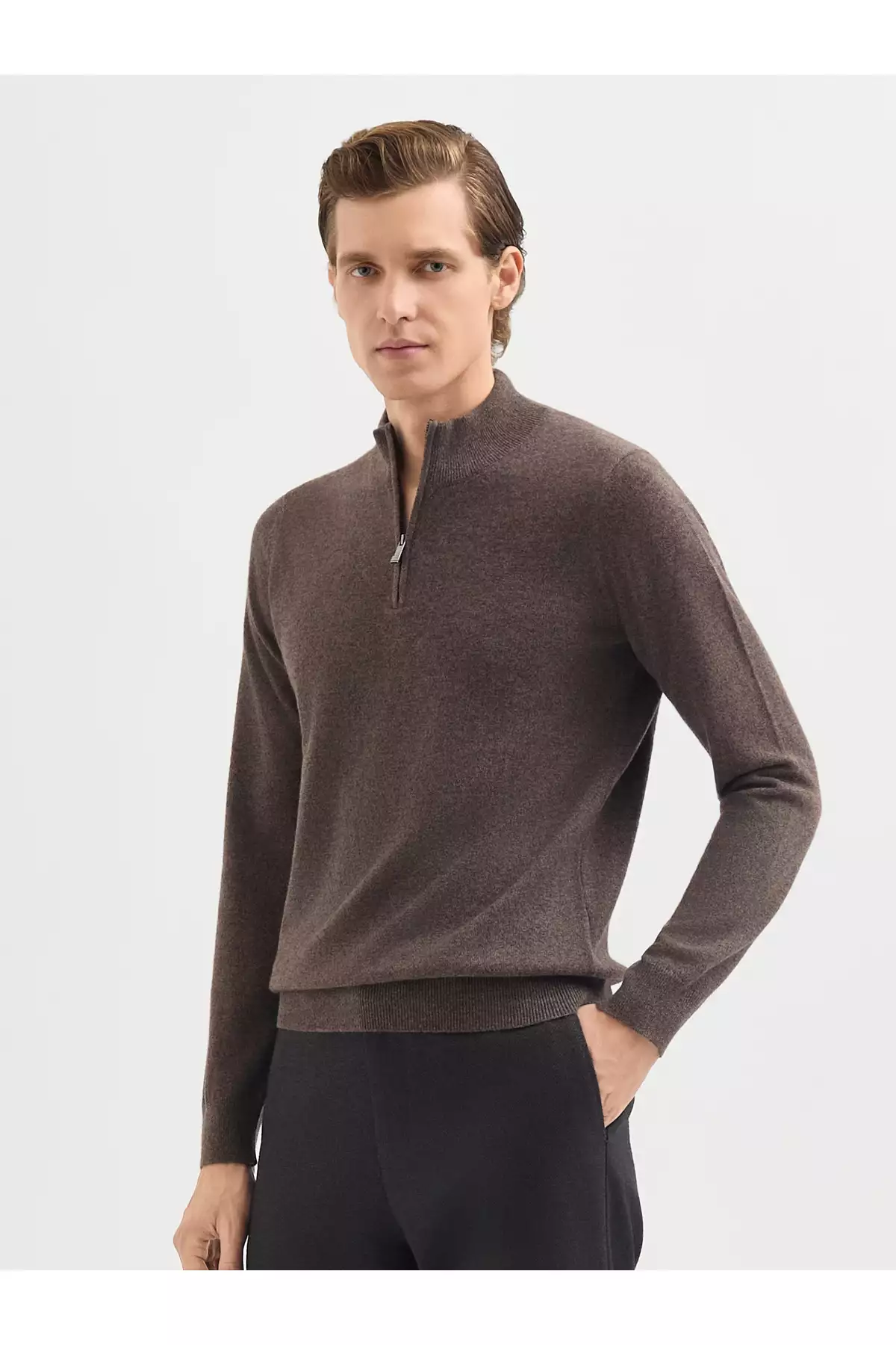 پلیور مردانه مدل اسپرت - قهوهای برند Karaca - 865246620
