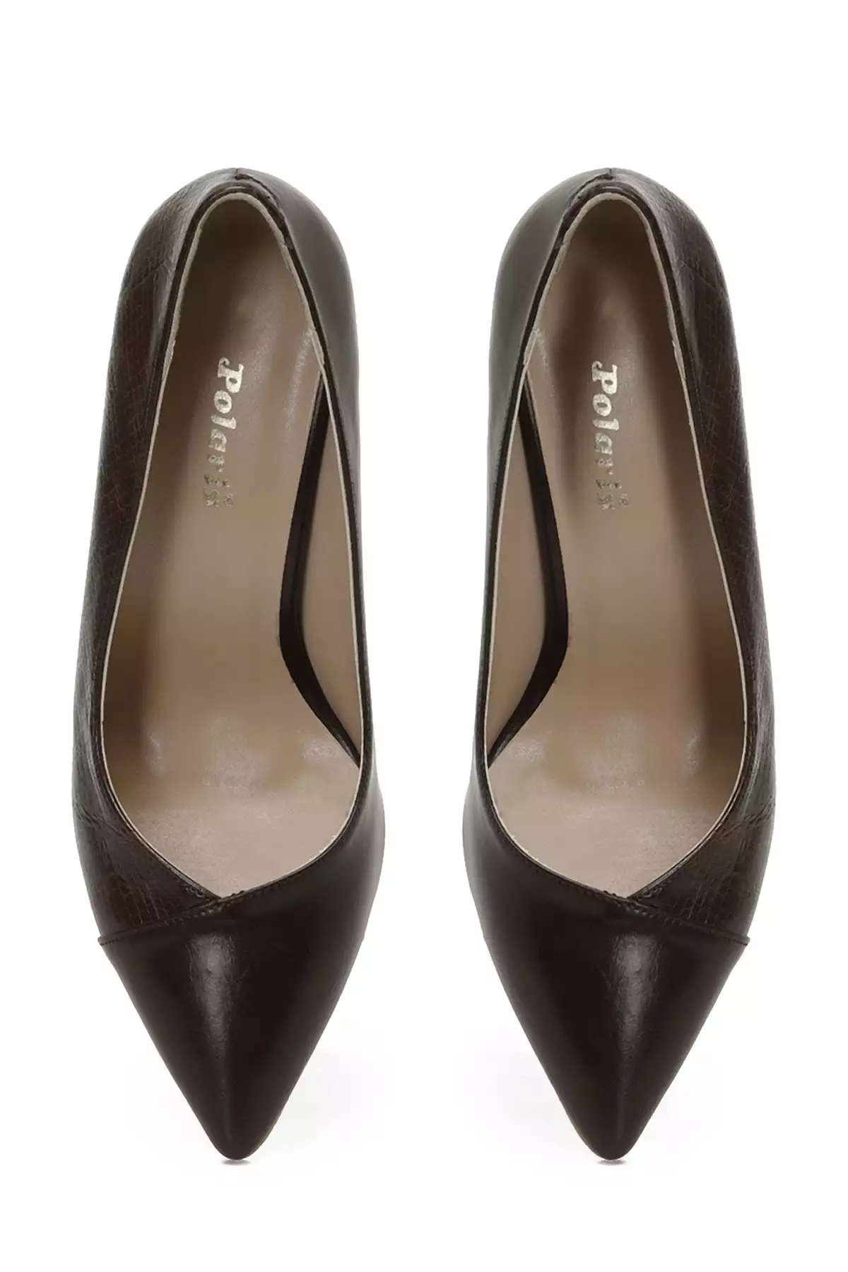 322043.Z کفش پاشنهدار زنانه قهوهای برند Polaris - 784443270