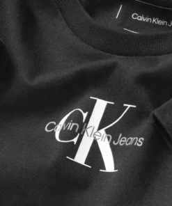 تی‌شرت میکرو مونوگرام دخترانه برند Calvin Klein - 988672560