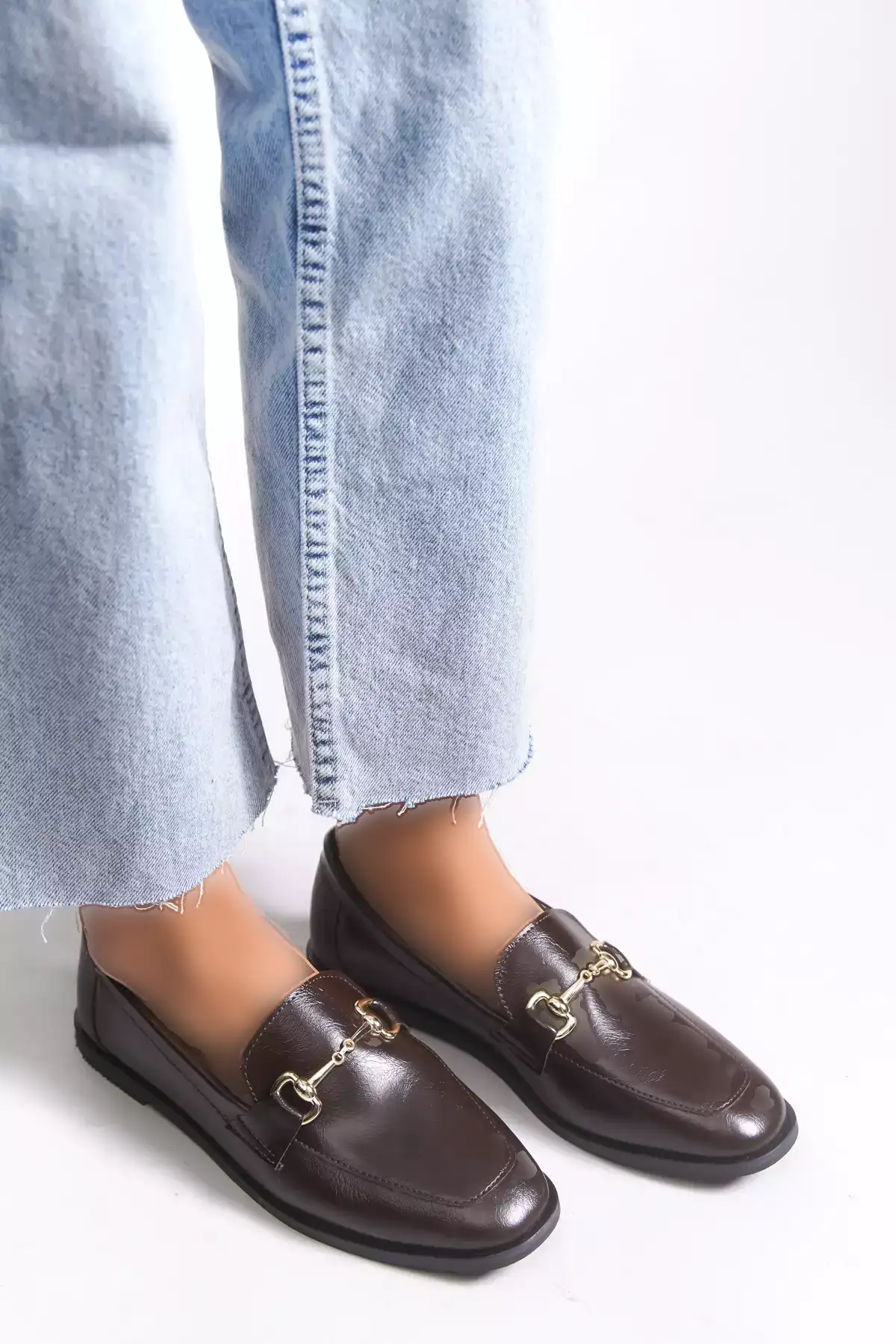 کفش بیزنسی زنانه وینلینا ۰۰۱۲۰۹۳ قهوهای چرم برند Riccon - 983030314