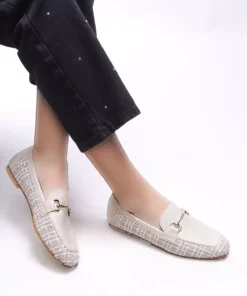 پاپوش زنانه وینلینا 0012093 کرم برند Riccon - 900651239