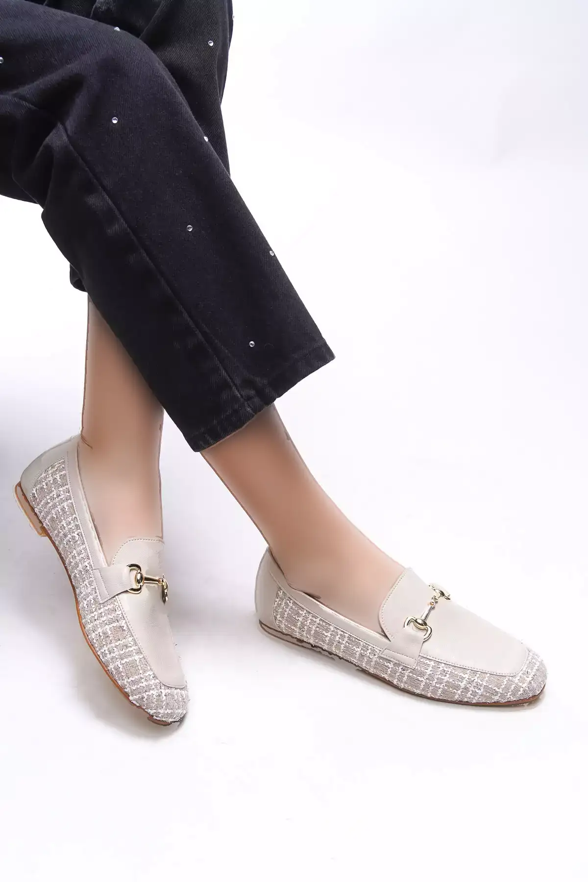 پاپوش زنانه وینلینا 0012093 کرم برند Riccon - 900651239