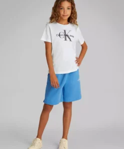 تیشرت کوتاه آستین CK مونوگرام برند Calvin Klein - 901861037