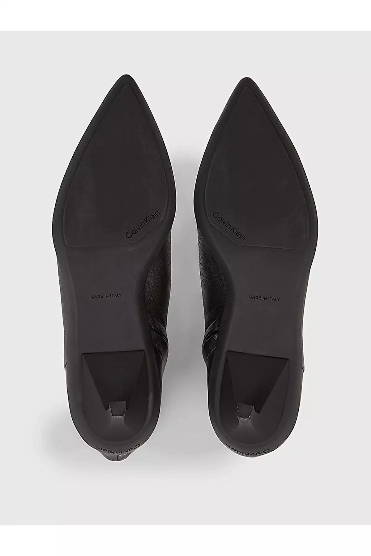 کفش پاشنه بلند کلاسیک مشکی با نوک تیز چرم زنانه HW0HW01838-BEH برند Calvin Klein - 787853065