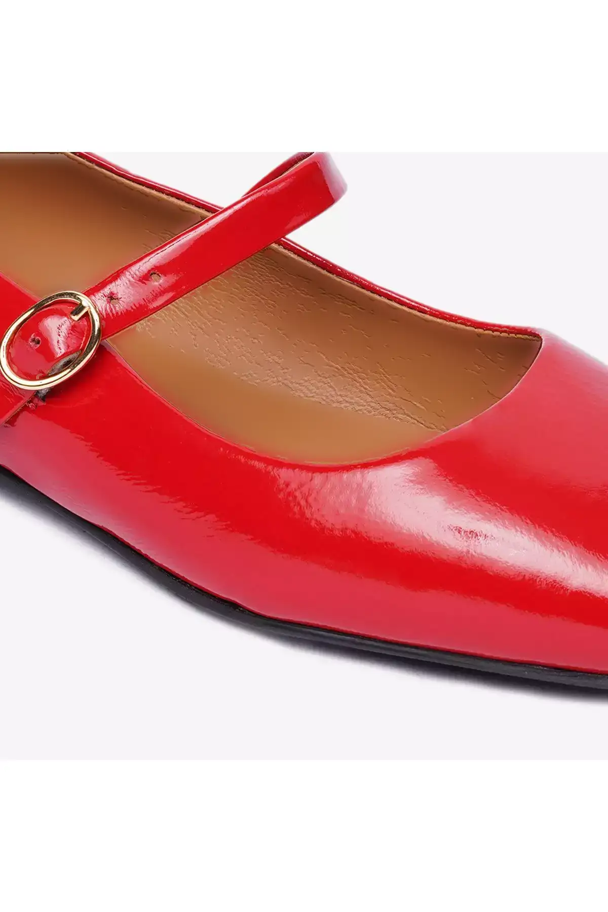 کفش زنانه راحتی قرمز لاک دار از چرم طبیعی 4Y2WA59104 برند Greyder - 838713082