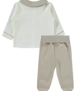 ست پیژامه ۰-۳ ماه - بیژ ست پیژامه ۰-۱ ماه برند Pierre Cardin - 919906931