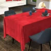 میز پوش قرمز رنگ با بافت مخملی برند FAVOLLİ - 364468234