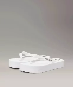 دمپایی ساحلی پلتفرم TPU زنانه مدل YW0YW01830-01W برند Calvin Klein - 901861018