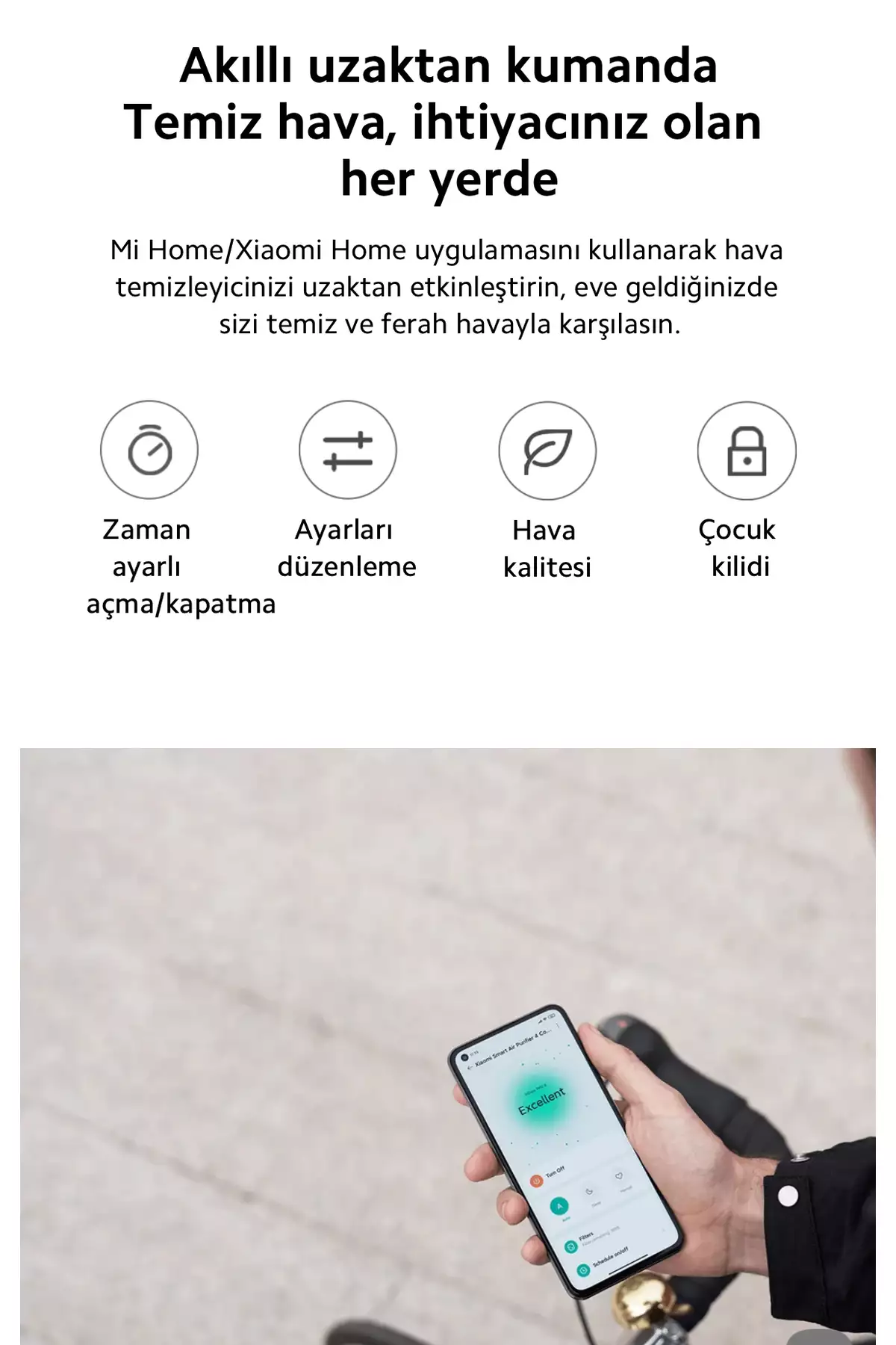 دستگاه تصفیه هوای فشرده | فیلتر با کارایی بالا ۳ در ۱ | طراحی شیک | حذف آلرژنها برند Xiaomi - 877561008
