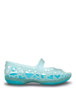 بابت دخترانه آدرینا هارتس با رنگ آبی روشن برند Crocs - 32580912