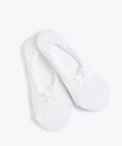 ست دو عددی جوراب کوتاه با تزئینات دیباج و پاپیونی برند Koton - 813978123