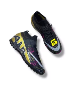 کفش فوتسال مرکیوریال با جوراب برای آقایان و خانمها مدل سیاه و طلایی برند Güneş - 929374787