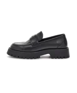 مکسن مردانه گوریزیا با کفی ضخیم از چرم - مشکی برند Guess - 971412929