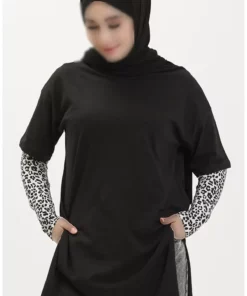 تیشرت پایه ۴۰۱۲-۰۱ سیاه برند sefamerve - 833440960