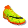 کفش ورزشی چمن مصنوعی با طراحی زرد و نارنجی مرکوریال با جوراب برند Güneş - 929372881