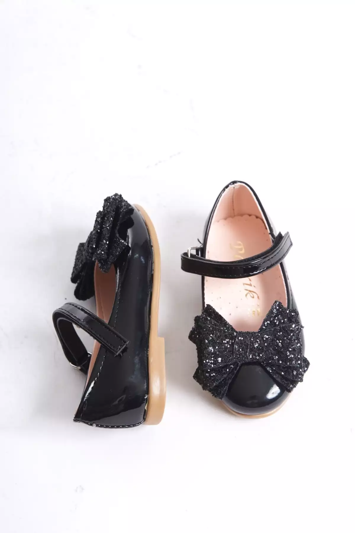 کفش ballerina دخترانه با سه کراوات مشکی برند Pabrik - 903709563