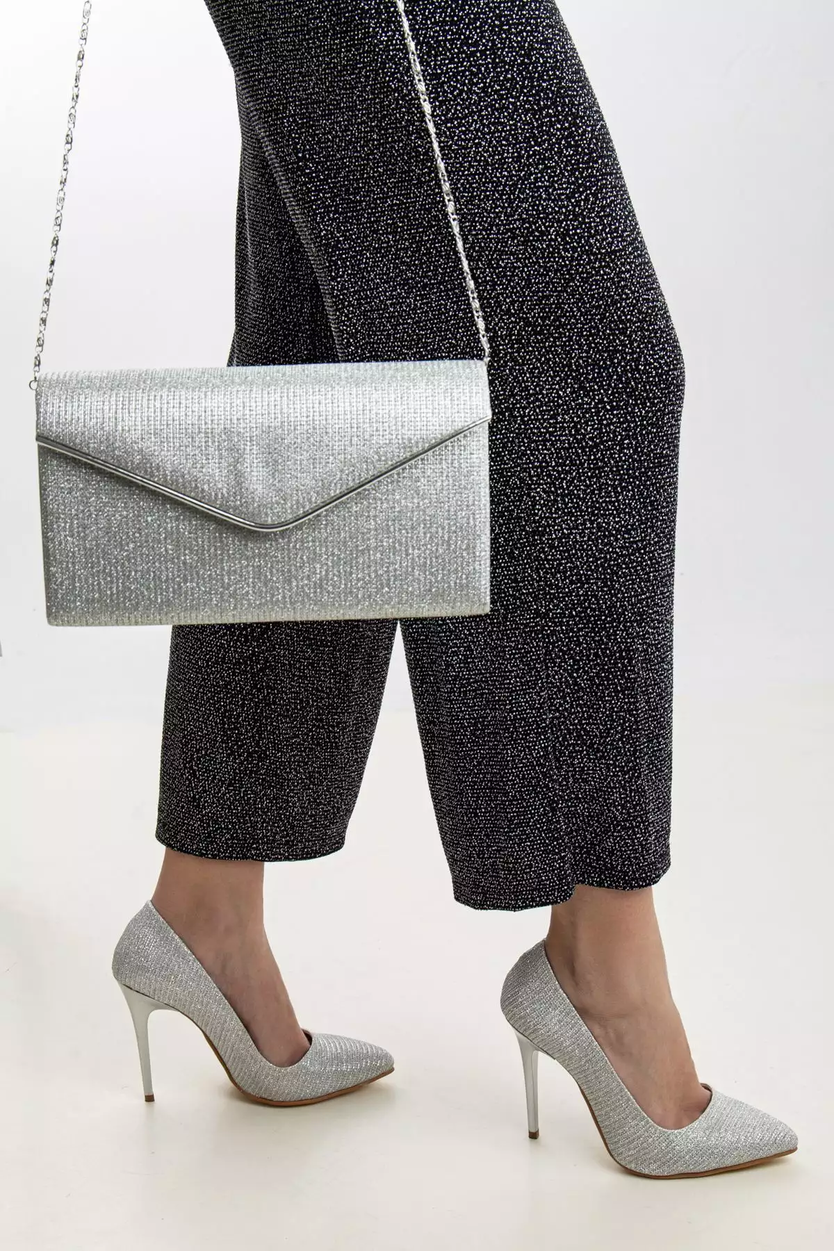 ست کیف و کفش پاشنه بلند باریک زنانه عالی برند LULO - 789193195