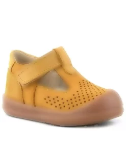 صندل چرم طبیعی تابه قفل‌دار آناتومیک کودک شان برند Rakerplus - 690935278